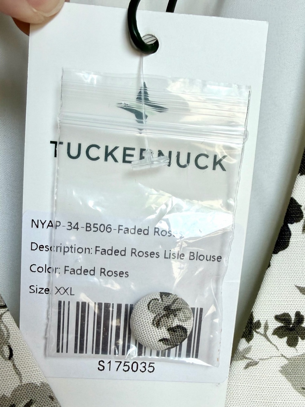 Tuckernuck Lisle Floral Peplum Top NWT XXL Puff Sleeve V-Neck Blouse - Picture 7 of 16